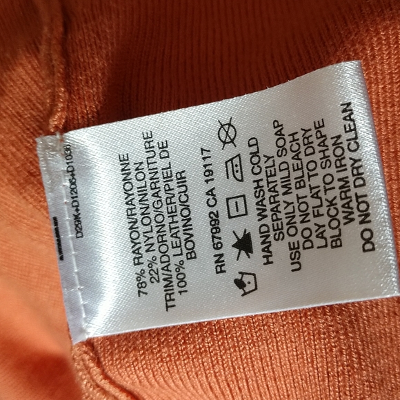 Copy VINTAGE SUEDE Trim Designer Sigrid Olsen Snap Lightwg Cardi Sweater Jacket - Picture 12 of 12